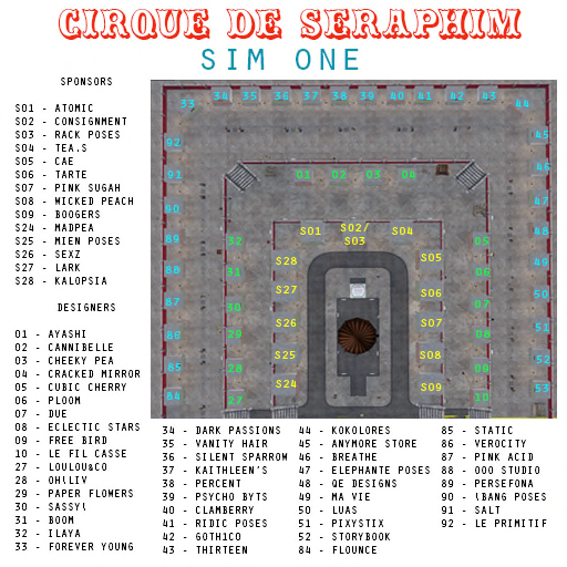 CIRQUE DE SERAPHIM - SIM ONE MAP